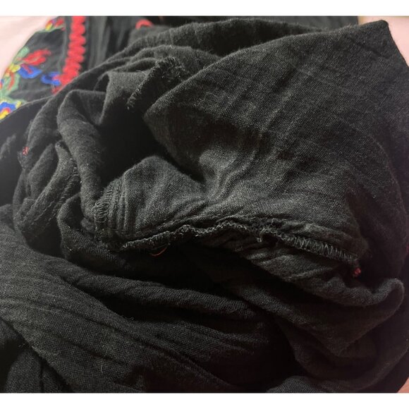 Anthropologie Velvet Graham and Spencer Loane Embroidered Peasant Dress XL (READ - Picture 8 of 13